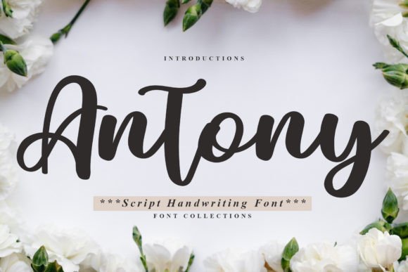 Antony: A Playful Handwritten Font for Creative Web Design