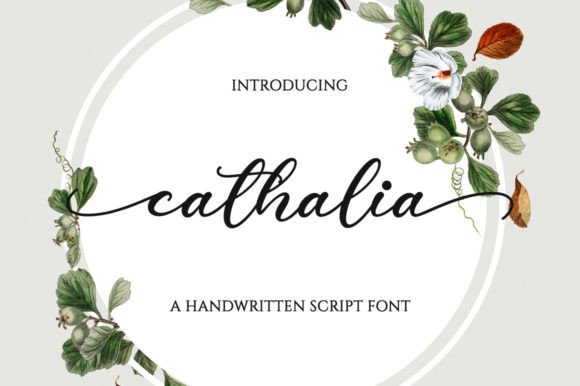 Cathalia: A Timeless Handwritten Font for Editorial Elegance