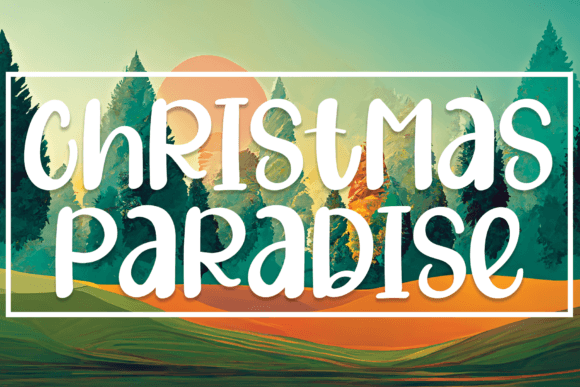 Christmas Paradise: A Handwritten Font for Your Brand