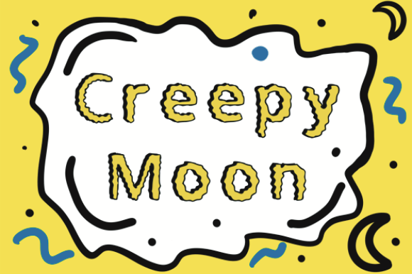 Creepy Moon: A Spooky and Fun Font for Your Brand