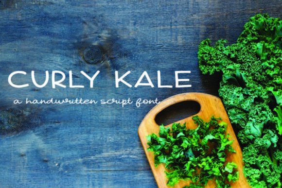 Curly Kale: A Handwritten Font for Engaging Campaigns