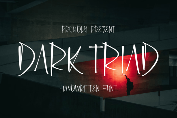 Dark Triad: A Handwritten Font for Modern Web Design