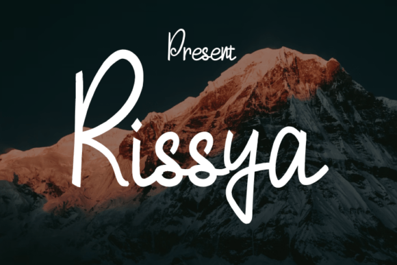 Discover Rissya: A Modern Script Typeface for Elegant Branding