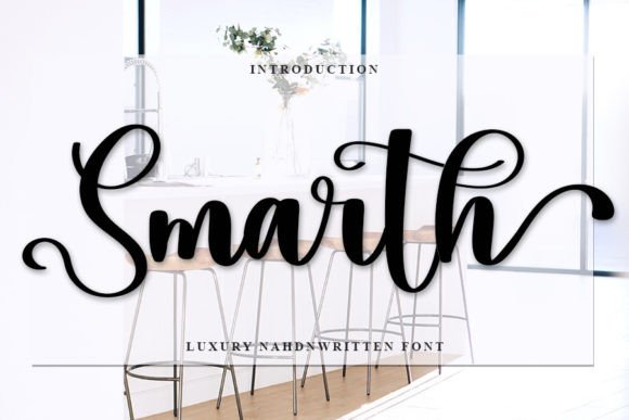 Discover Smarth: A Versatile Script Font for Crafters