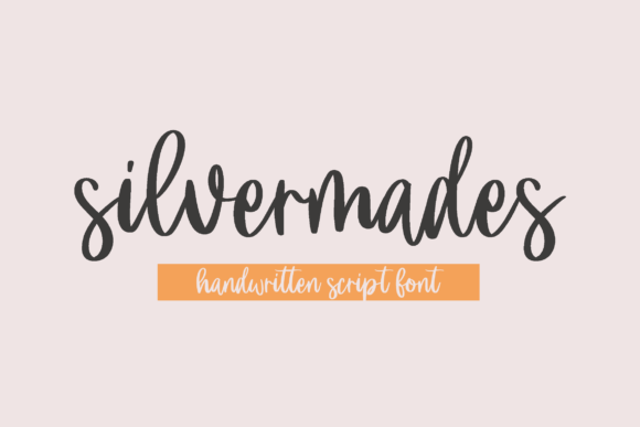 Discover the Elegance of Silvermades: A Romantic Script Font