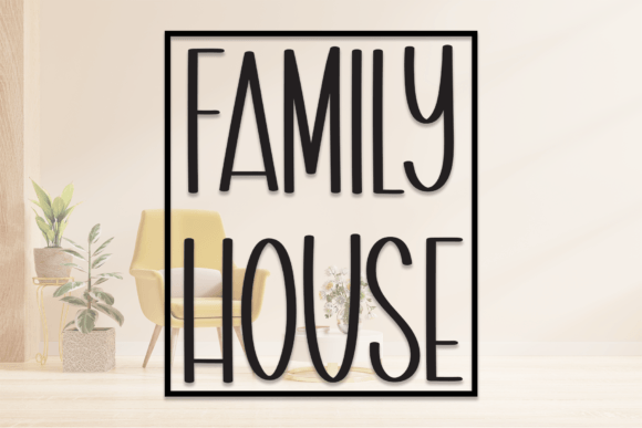 Family House: A Playful Handwritten Font for Editorial Charm