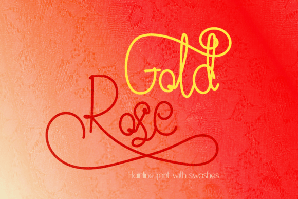 Gold Rose: A Whimsical Script Font for Web Design