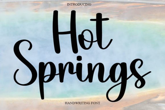 Hot Springs: A Handwritten Font for Elegant Editorial Design