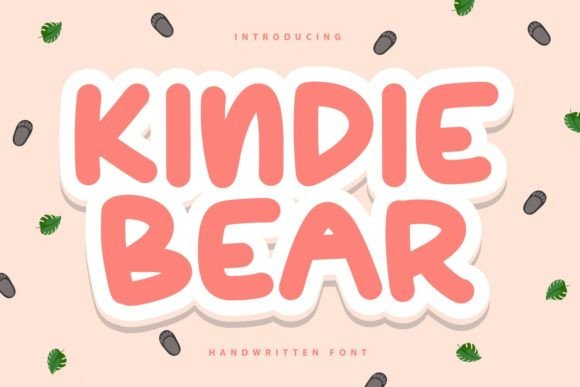 Kindie Bear: A Handwritten Font for Enchanting Editorial Design