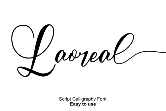 Laoreal: A Handwritten Font for Elegant Branding