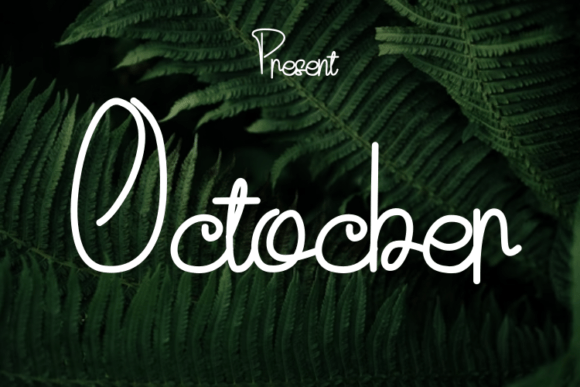 Octocber: A Modern Script Font for Elegant Web Design