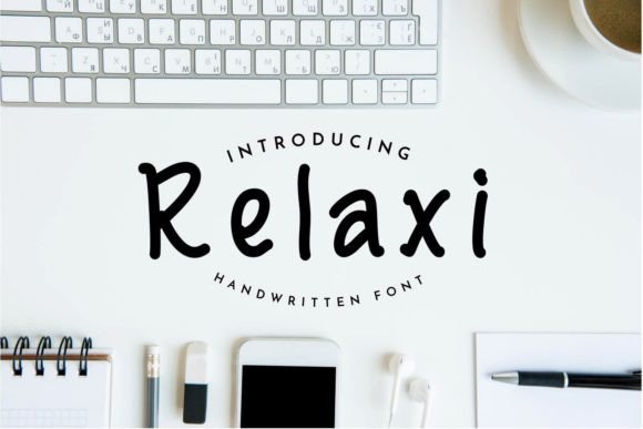 Relaxi: The Handwritten Font for Charming Craft Projects