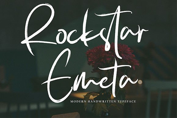 Rockstar Emeta: A Versatile Script Font for Creative Branding