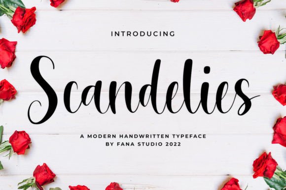 Scandelies: A Stylish Script Font for Editorial Design