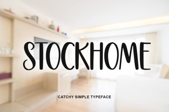 Stockhome: The Handwritten Font for Engaging Visuals