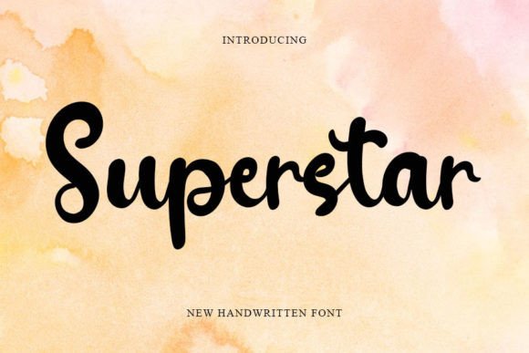 Superstar: A Magical Handwritten Font for Web Design