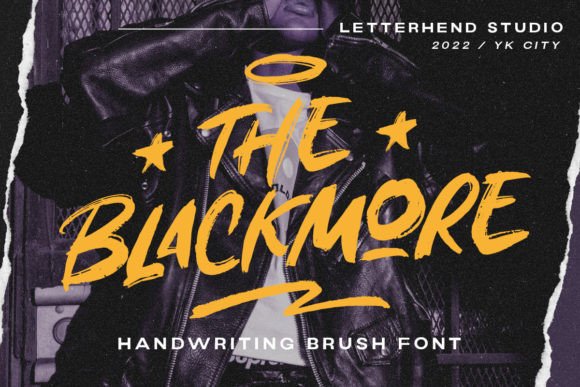 The Blackmore: A Bold and Cool Brush Display Font