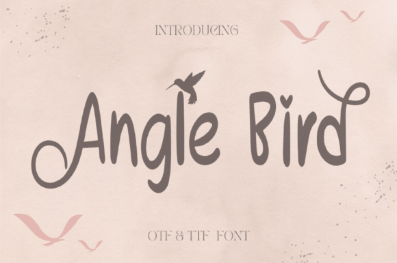 Transform Your Brand with Angle Bird: A Versatile Handwritten Font