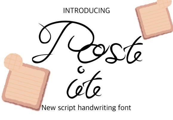 Transform Your Brand with Post It: A Playful Script Font